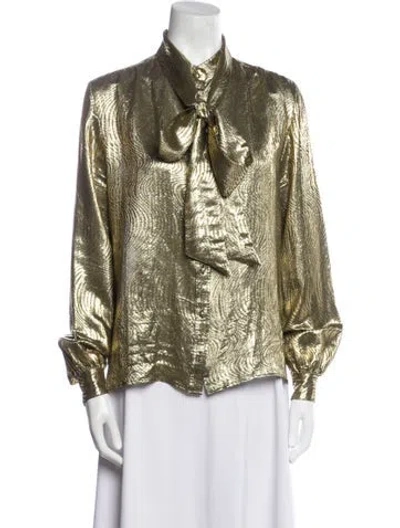Pre-owned Saint Laurent 2019 Silk Blouse