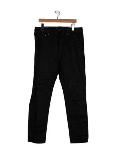 Pre-owned Saint Laurent 2019 Skinny Jeans In Black
