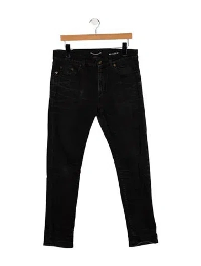 Pre-owned Saint Laurent 2019 Skinny Jeans In Black