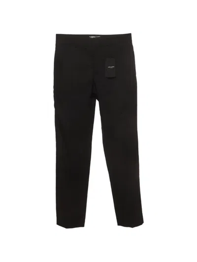 Pre-owned Saint Laurent 2019 Straight-leg Trousers In Black