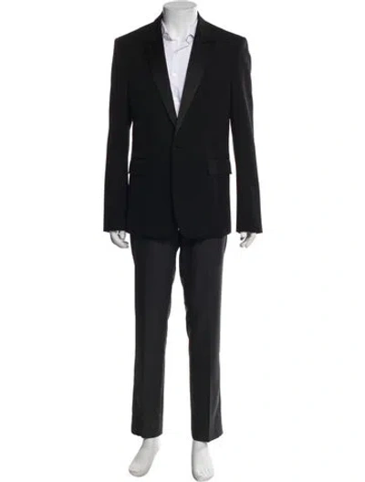 Pre-owned Saint Laurent 2019 Virgin Wool Blazer In Black