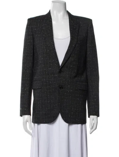 Pre-owned Saint Laurent 2019 Wool Blazer In Black