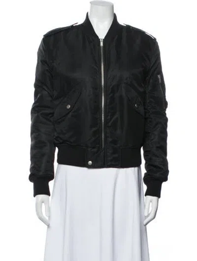 Pre-owned Saint Laurent 2020 Bomber Jacket In Black
