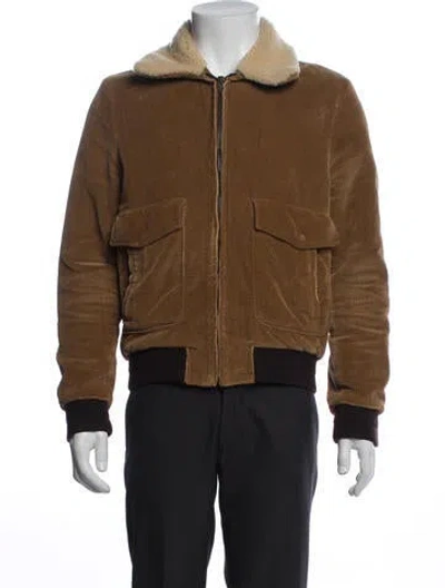 Pre-owned Saint Laurent 2020 Bomber Jacket In Neutrals