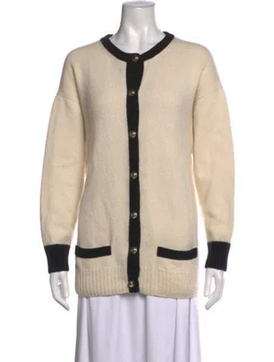 Pre-owned Saint Laurent 2020 Cashmere Sweater In Neutrals