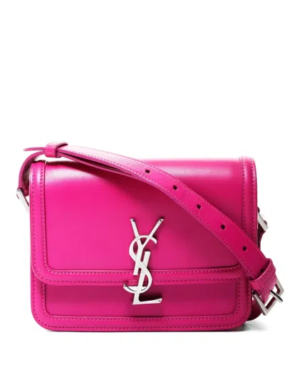 Pre-owned Saint Laurent 2020 Leather Satchel Shoulder Bag In Pink