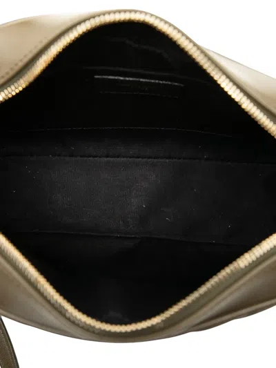Pre-owned Saint Laurent 2020 Matelasse Leather Monogram Lou Camera Bag Crossbody Bag In Brown
