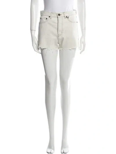 Pre-owned Saint Laurent 2020 Mini Shorts In Neutral