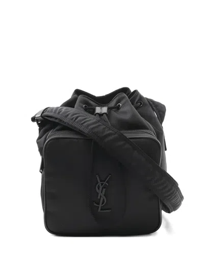 Pre-owned Saint Laurent 2020 Nikki Bucket Bag In Black