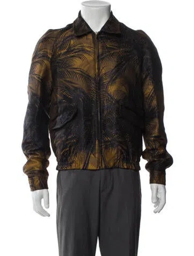 Pre-owned Saint Laurent 2020 Printed Bomber Jacket In Multi