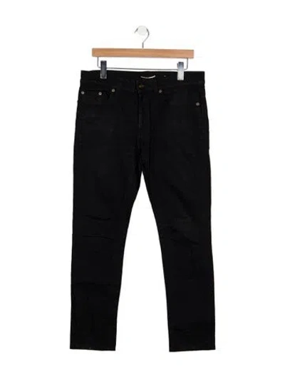 Pre-owned Saint Laurent 2020 Skinny Jeans In Black