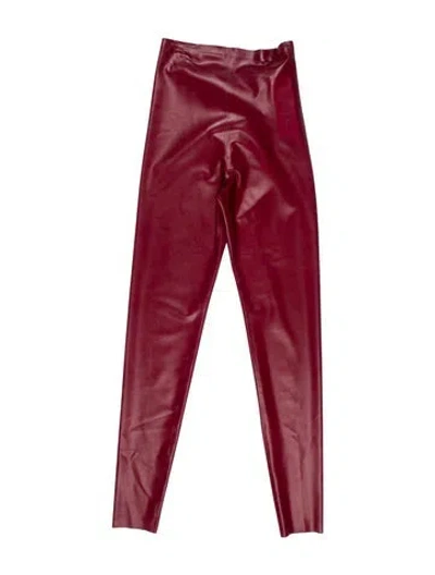Pre-owned Saint Laurent 2020 Skinny Leg Pants W/ Tags In Red
