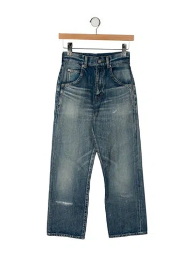 Pre-owned Saint Laurent 2020 Straight Leg Jeans In Blue