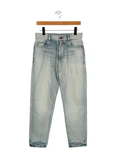 Pre-owned Saint Laurent 2020 Straight Leg Jeans In Blue