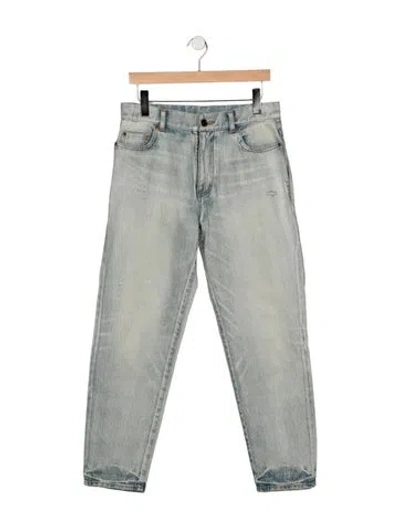 Pre-owned Saint Laurent 2020 Straight-leg Jeans In Blue