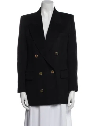 Pre-owned Saint Laurent 2020 Wool Blazer In Black