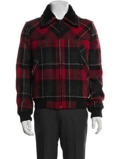 Pre-owned Saint Laurent 2020 Wool Peacoat In Multi