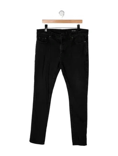 Pre-owned Saint Laurent 2020-2021 Slim Fit Jeans In Black