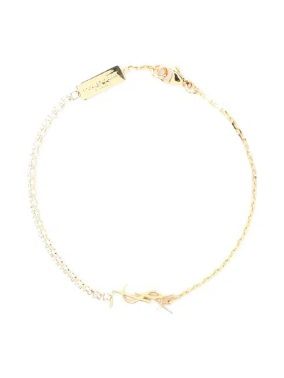Pre-owned Saint Laurent 2020s Cassandre Bracelet In Gold