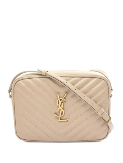 Pre-owned Saint Laurent 2020s Lou Roux Crossbody Bag In Neutral