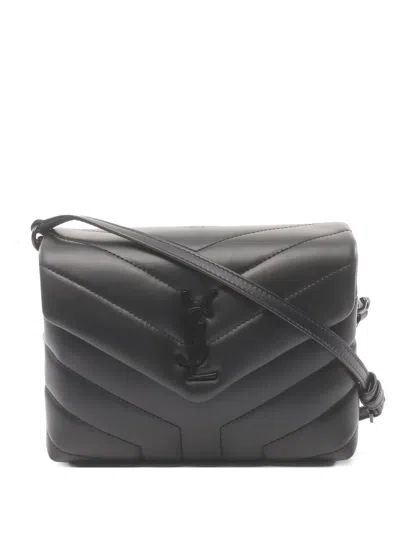 Pre-owned Saint Laurent 2020s Loulou Toy Crossbody Bag In Black