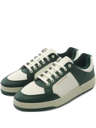 Pre-owned Saint Laurent 2020s Sl/61 Low-top Sneakers In White