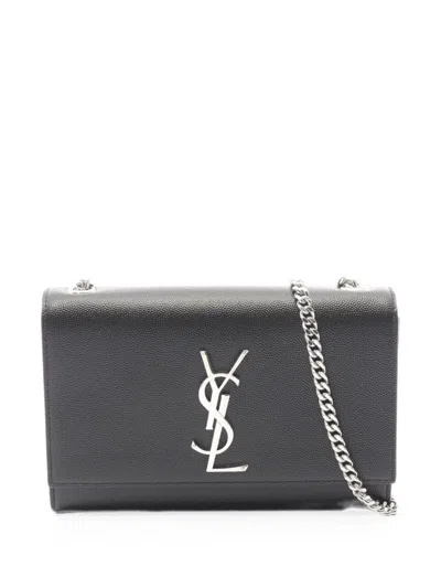 Pre-owned Saint Laurent 2020s Small Kate Shoulder Bag In Black
