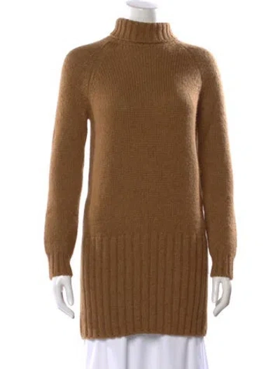 Pre-owned Saint Laurent 2021 Alpaca Sweater W/ Tags In Brown