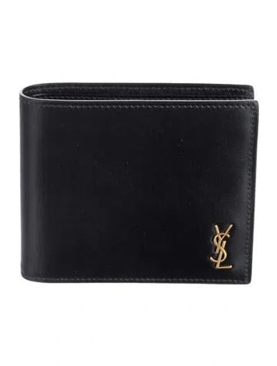 Pre-owned Saint Laurent 2021 Bifold Bifold Wallet In Black