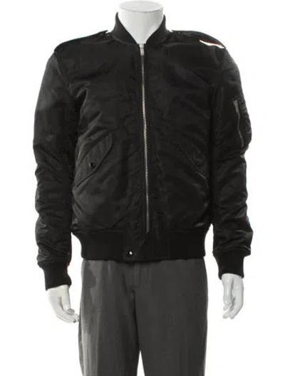 Pre-owned Saint Laurent 2021 Bomber Jacket In Gray