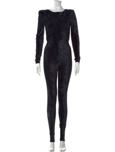 Pre-owned Saint Laurent 2021 Crew Neck Jumpsuit W/ Tags In Black