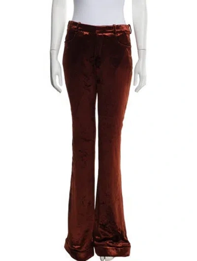 Pre-owned Saint Laurent 2021 Flared Pants In Brown