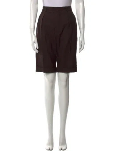 Pre-owned Saint Laurent 2021 Knee-length Shorts W/ Tags In Black