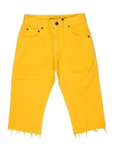 Pre-owned Saint Laurent 2021 Knee-length Shorts W/ Tags In Yellow