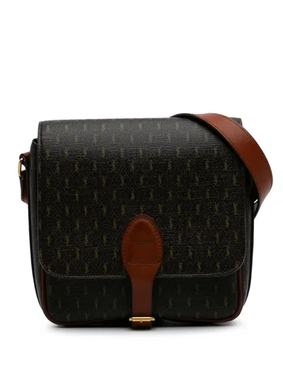Pre-owned Saint Laurent 2021 Medium Coated Canvas Le Monogramme Buckle Crossbody Bag