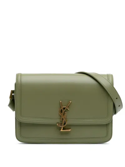 Pre-owned Saint Laurent 2021 Medium Leather Solferino Satchel In Box Crossbody Bag