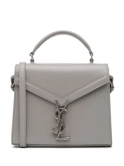 Pre-owned Saint Laurent 2021 Mini Leather Cassandra Top Handle Bag Satchel