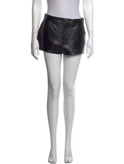 Pre-owned Saint Laurent 2021 Mini Shorts In Black