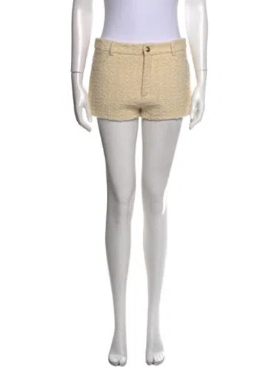 Pre-owned Saint Laurent 2021 Mini Shorts In Neutral