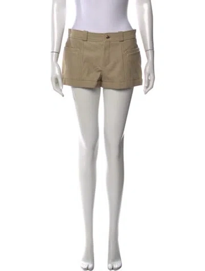 Pre-owned Saint Laurent 2021 Mini Shorts In Neutrals