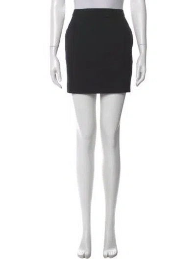 Pre-owned Saint Laurent 2021 Mini Skirt In Black
