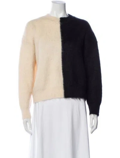 Pre-owned Saint Laurent 2021 Mohair Sweater In Black/neutrals