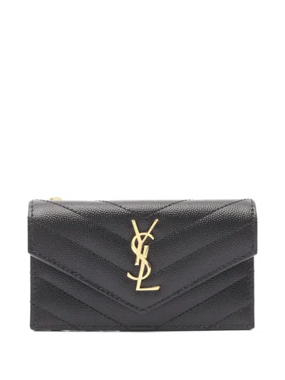Pre-owned Saint Laurent 2021 Quilted Wallet