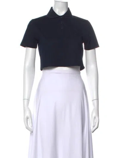 Pre-owned Saint Laurent 2021 Short Sleeve Polo In Black