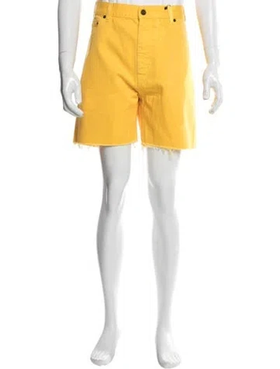 Pre-owned Saint Laurent 2021 Shorts W/ Tags In Yellow