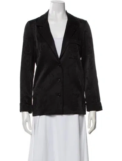 Pre-owned Saint Laurent 2021 Silk Blouse In Black
