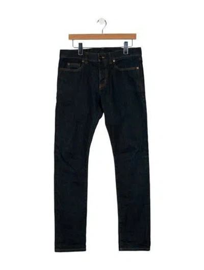 Pre-owned Saint Laurent 2021 Skinny Jeans In Blue