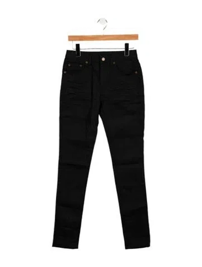 Pre-owned Saint Laurent 2021 Skinny Leg Jeans In Black