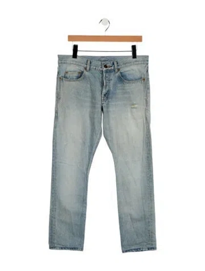 Pre-owned Saint Laurent 2021 Slim Fit Jeans In Blue