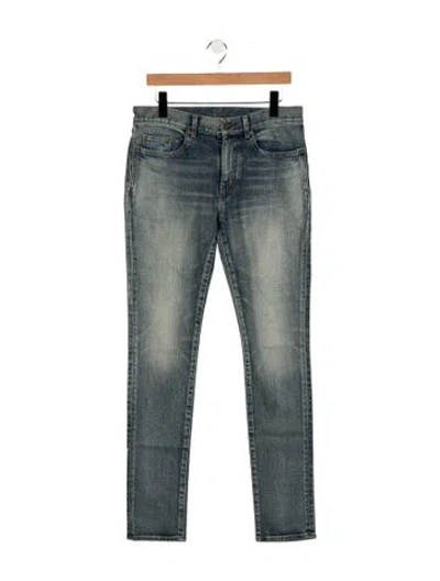 Pre-owned Saint Laurent 2021 Slim Fit Jeans In Blue